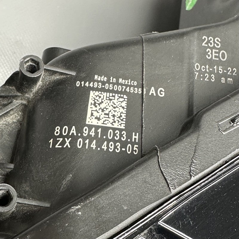 80A941033H AUDI Q5 HEADLIGHT LEFT DRIVER 2021 2022 2023 FULL LED SQ5 OEM 80A941033H