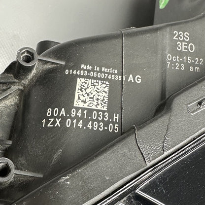 80A941033H AUDI Q5 HEADLIGHT LEFT DRIVER 2021 2022 2023 FULL LED SQ5 OEM 80A941033H