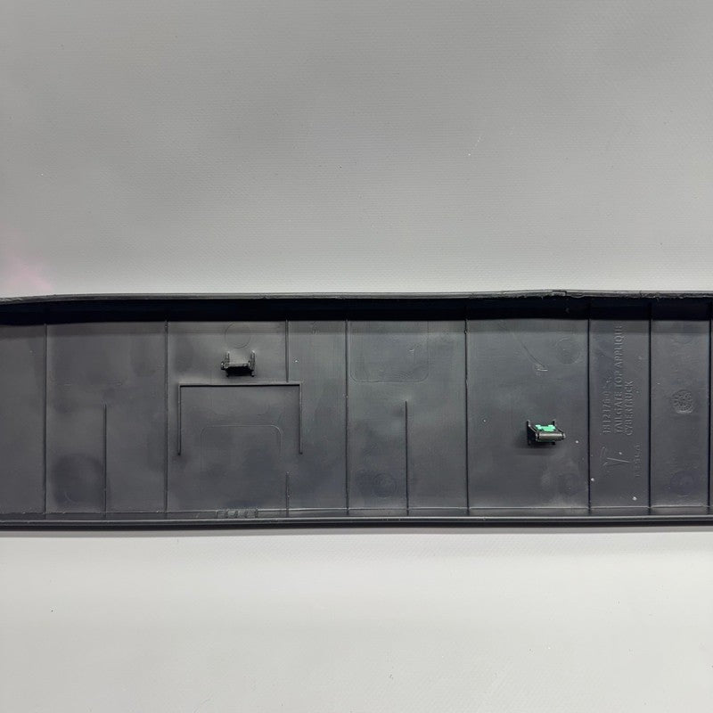 TESLA CYBERTRUCK TAIL GATE TOP APPLIQUE 2024 2025 OEM 1812376-00-C