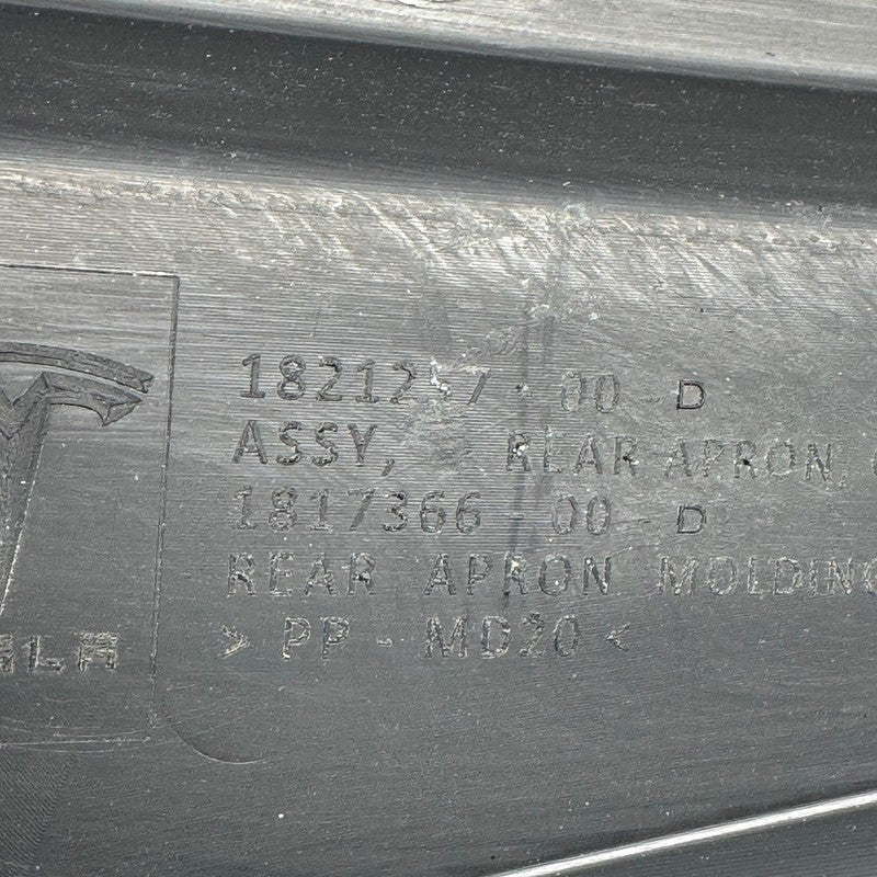 TESLA CYBERTRUCK APRON REAR TRIM 2024 2025 OEM 1821257-00-D