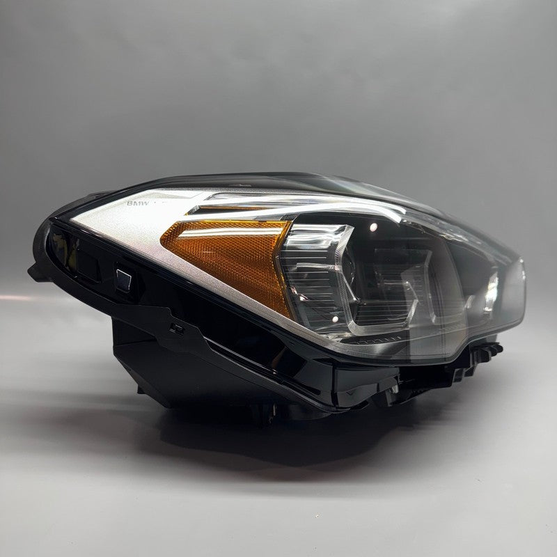 BMW X1 HEADLIGHT RIGHT PASSENGER 2020 2021 2022 LED 63115A01176 OEM