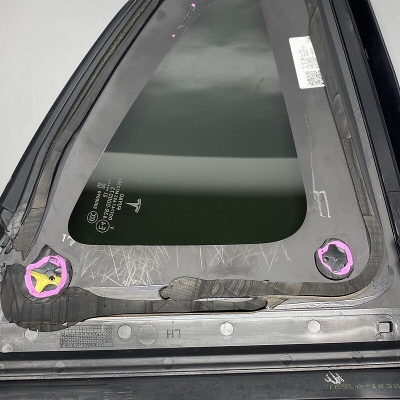 1495740-99-H TESLA MODEL Y QUARTER GLASS LEFT REAR 2020 2021 2022 2023 OEM 1495740-99-H