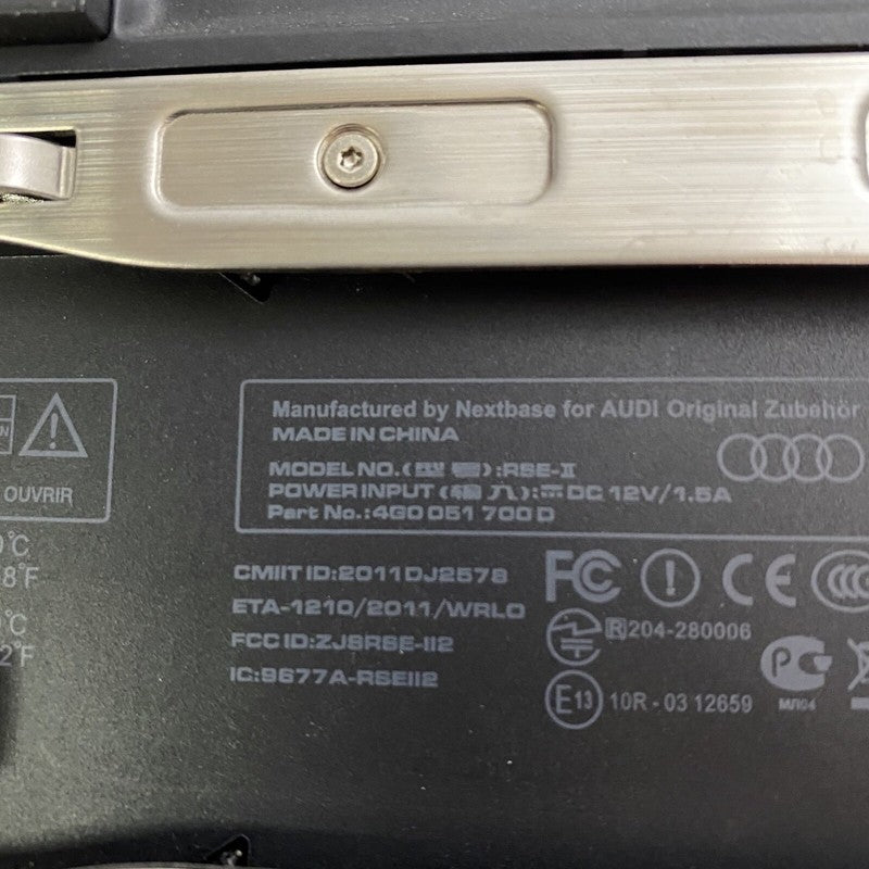 4G0051700D AUDI A6 REAR SEAT ENTERTAINMENT SINGLE PLAYER SCREEN DVD/CD 2012 2013 2014 2015
