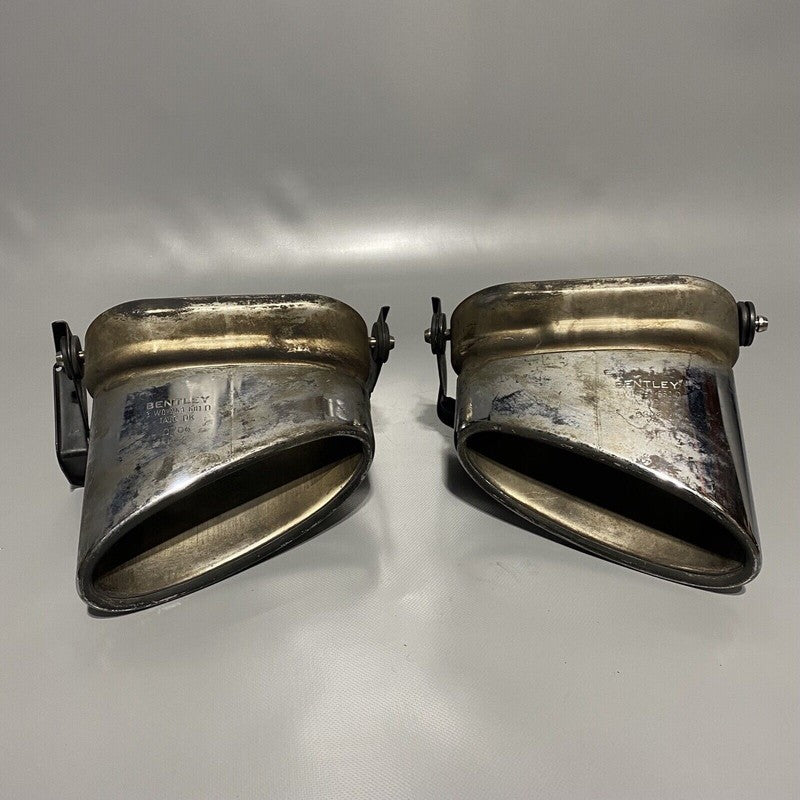 3W0253681D BENTLEY CONTINENTAL FLYING SPUR MUFFLER PIPE TIP 2006 07 08 09 10 11 2012 LEFT