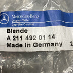 A2114920114 MERCEDES BENZ E350 EXHAUST PIPE TIP LEFT CHROME SPORT 2007 2008 2009 OEM