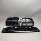 PORSCHE CAYENNE FRONT BUMPER LOWER AND SIDE GRILLES 2008 2009 2010 OEM
