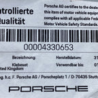 00004330653 PORSCHE ADHESIVE KIT 00004330653