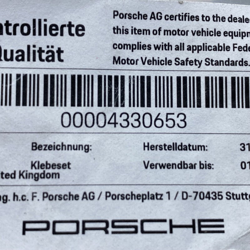 00004330653 PORSCHE ADHESIVE KIT 00004330653
