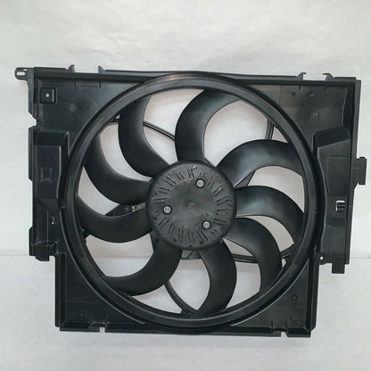 7640511 BMW 328 F30 RADIATOR COOLING FAN SEDAN 2012 2013 2014 2015 2016 OEM