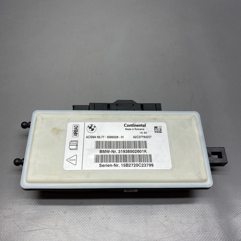 6577-9385026-01 BMW X6 SAFETY CONTROL MODULE 6577-9385026-01 2012 2013 2014 2015 2016 OEM