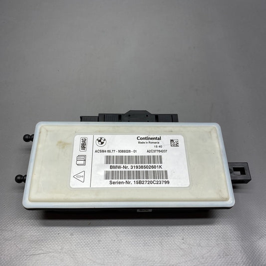 6577-9385026-01 BMW X6 SAFETY CONTROL MODULE 6577-9385026-01 2012 2013 2014 2015 2016 OEM