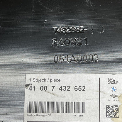 7432652 BMW 330 FRAME SIDE MEMBER RIGHT FRONT 2019 2020 OEM 7432652