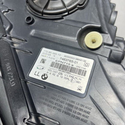 7463765 BMW 750 HEADLIGHT LEFT DRIVER  FULL LED 2016 2017 2018 2019 OEM 7463765