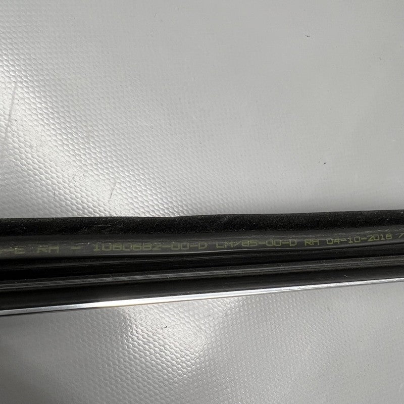 1080682-00-D TESLA MODEL 3 DOOR WINDOW MOLDING LEFT FRONT 2017 18 19 20 21 2022 1080682-00-D