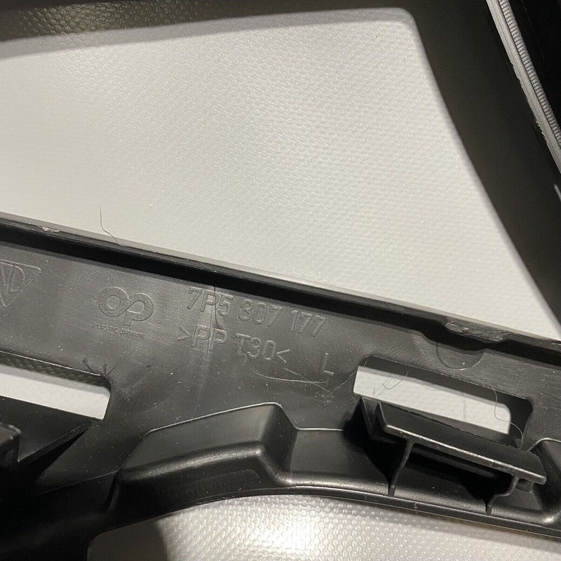 7P5807177 PORSCHE CAYENNE FRONT BUMPER BRACKETS 2011 2012 2013 2014 OEM 7P5807177