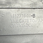 TESLA CYBERTRUCK TAILGATE TOP APPLIQUE 2024 2025 OEM 1812376-00-B