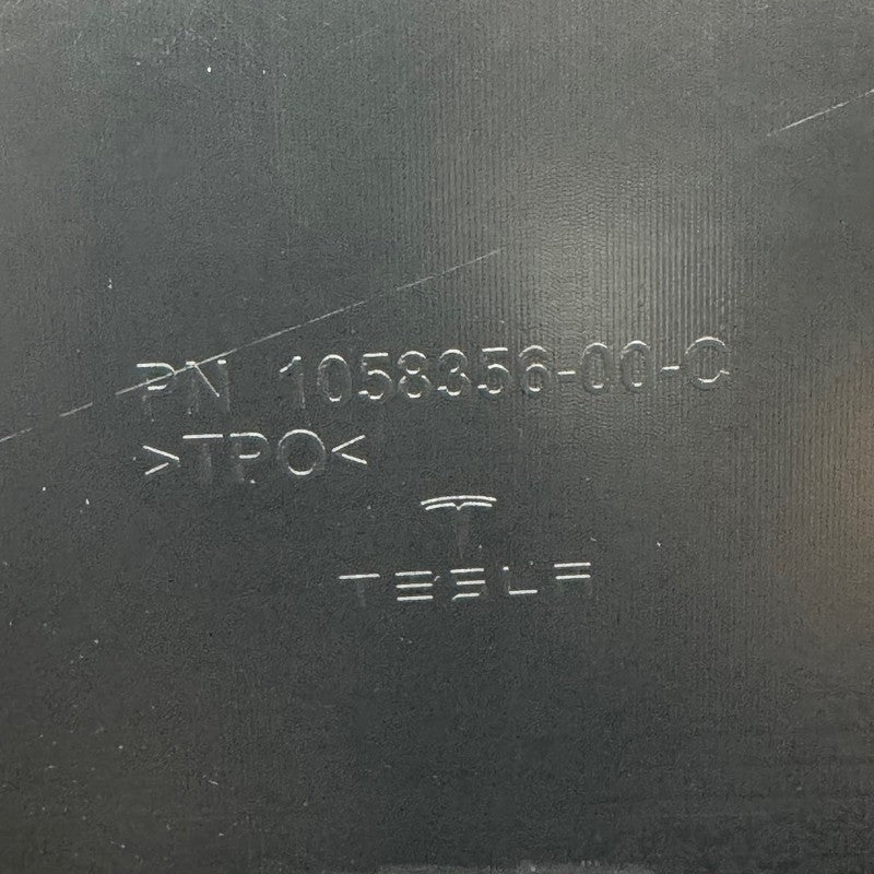 TESLA MODEL X REAR UNDER TRAY COVER OEM 1058356-00-C