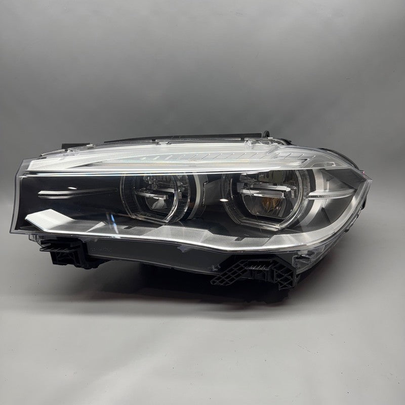 BMW X5 X6 HEADLIGHT LEFT DRIVER 2016 2017 2018 2019 LED OEM 7424171
