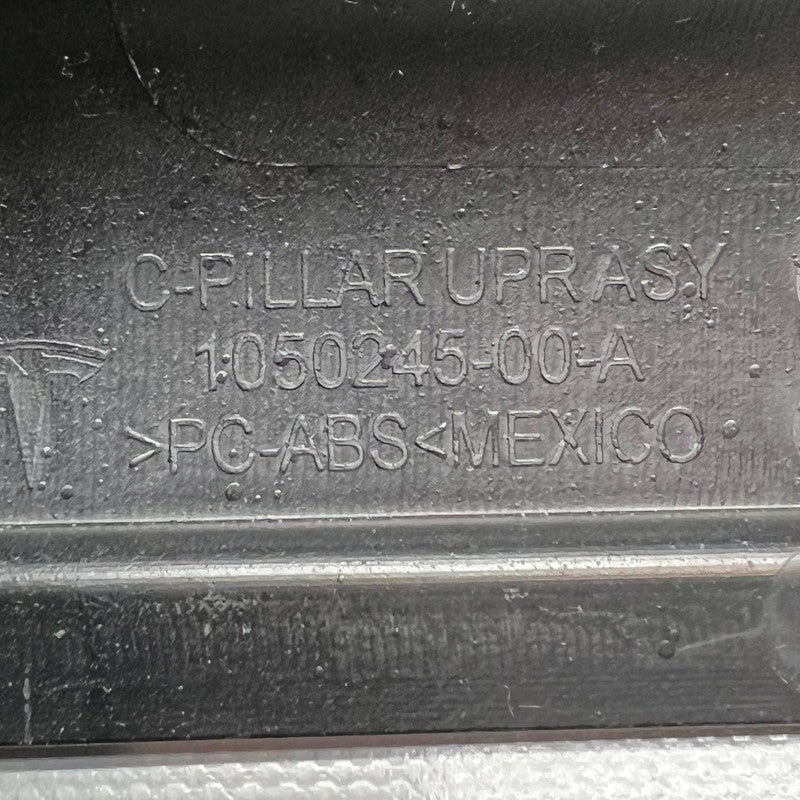 1050245-07-E TESLA MODEL X C PILAR UPPER TRIM LEFT 2016 2017 2018 2019 2020 OEM 1050245-07-E