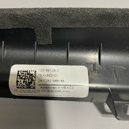 1050286-06-H TESLA MODEL X FALCON DOOR LEFT MID GAPHIDER 2016 2017 2018 2019 2020 OEM