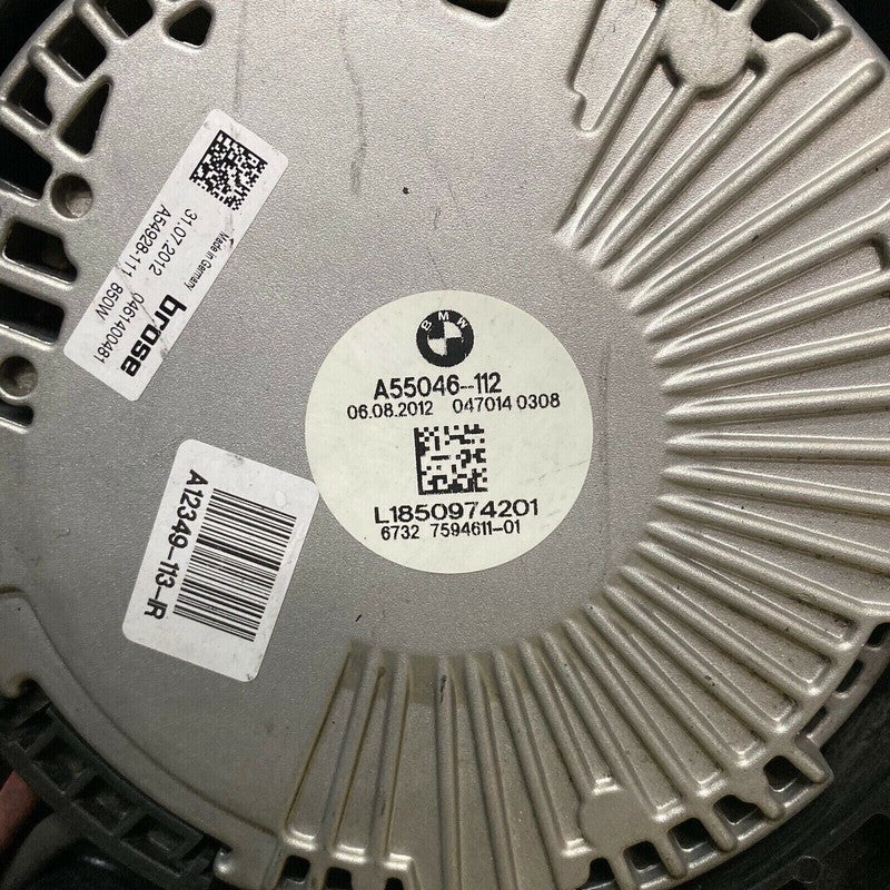 17427612453 BMW 650  RADIATOR FAN 550 750 2011 2012 2013 2014 OEM