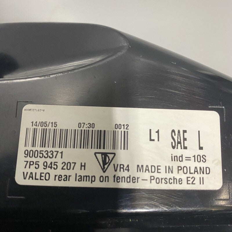 PORSCHE CAYENNE TAIL LIGHT LEFT DRIVER SIDE LED OEM 2015 2016 2017