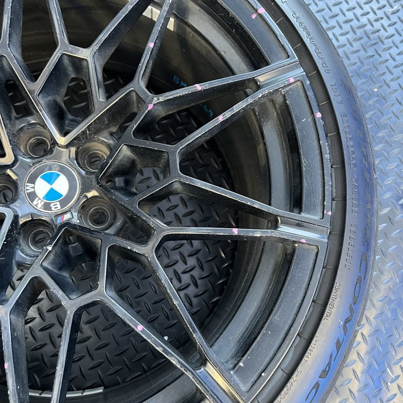 8093839 BMW M4 WHEEL RIM SET 19 & 20 INCH M3 G80 2021 2022 2023 2024 2025 OEM 8093839