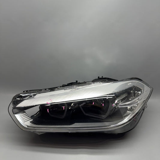 63118738189 BMW X2 HEADLIGHT LEFT DRIVER 2019 2020 2021 LED OEM 63118738189