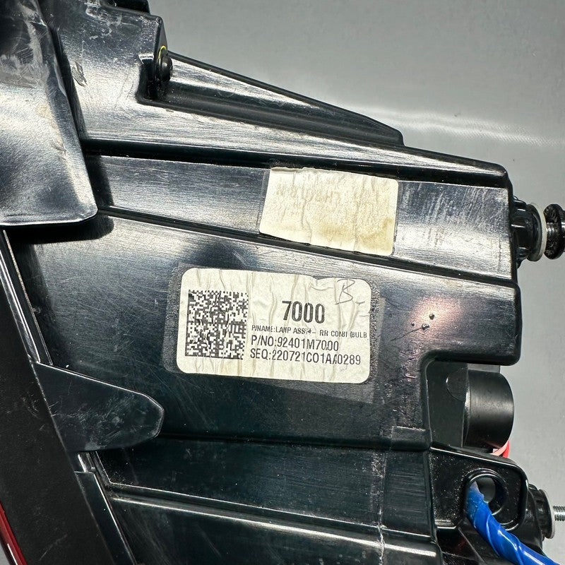 KIA FORTE TAIL LIGHT LEFT DRIVER 2019 2020 2021 2022 2023 OEM 92401M70