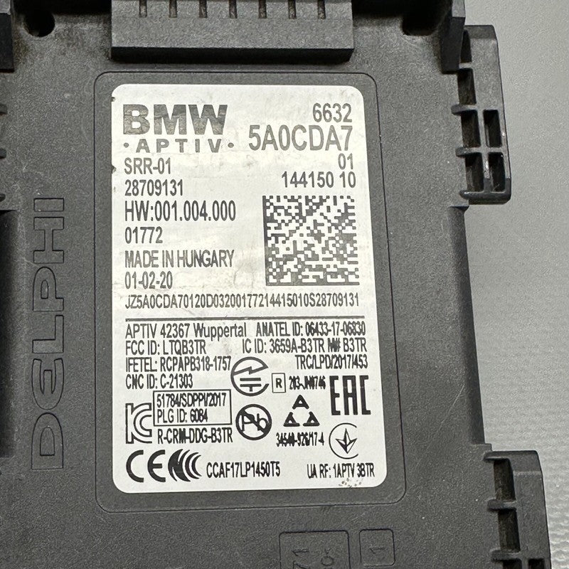 66325A0CDA7 BMW X3 X5 BLIND SPOT RADAR SENSOR FRONT 2019 2020 2021 OEM 66325A0CDA7