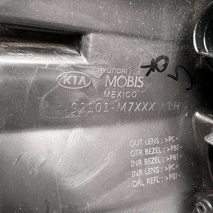 92101-M7XXX KIA FORTE HEADLIGHT LEFT DRIVER HALOGEN 2019 2020 2021 OEM 92101-M7XXX