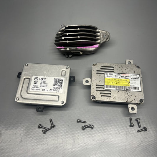 4G0907697D AUDI A4 A5 HEADLIGHT MODULES 2013 2014 2015 2016 OEM 4G0907697D