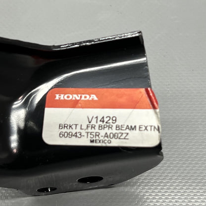60943-T5R-A00ZZ HONDA HR-V BUMPER BEAN EXTENSION LEFT FRONT 2019 2020 OEM 60943-T5R-A00ZZ