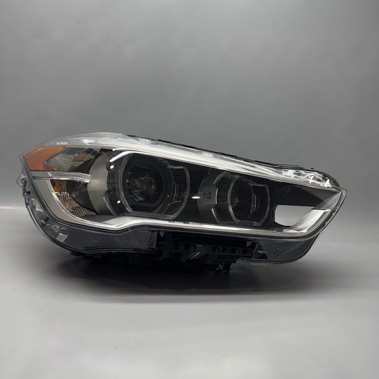 63117193712 BMW X1 HEADLIGHT RIGHT PASSENGER 2016 2017 2018 2019 LED OEM 63117193712