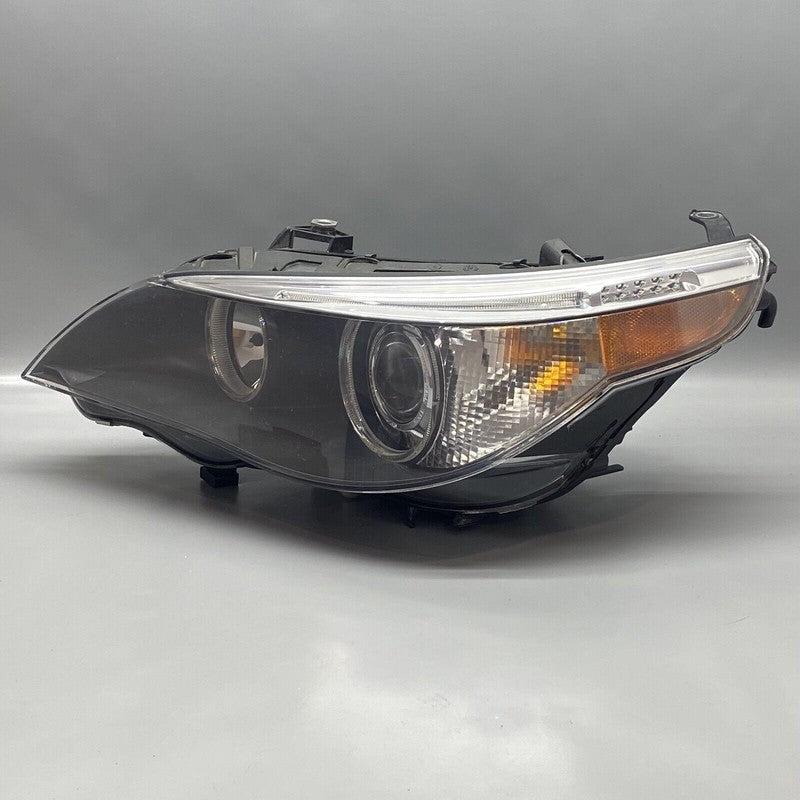 E60 BMW 528 HEADLIGHT LEFT DRIVER SIDE 535 E60 2006 2007 BI-XENON OEM 