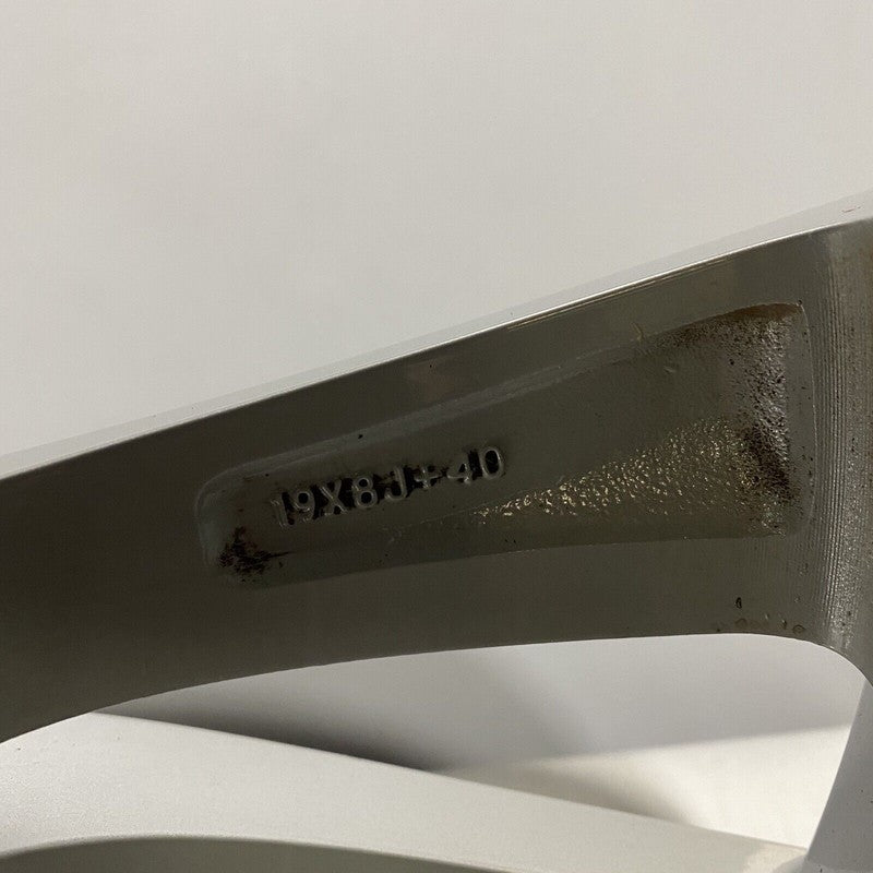 1024183-01-A TESLA MODEL S WHEEL RIM SILVER 19” 1024183-01-A OEM 2012 2013 2014 2015