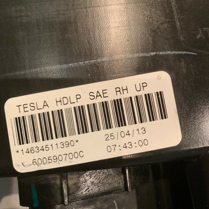 600590700C TESLA MODEL S HEADLIGHT RIGHT PASSENGER SIDE 2012 2013 2014 XENON HID OEM