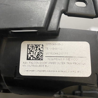 1055048-06-J TESLA MODEL X FALCON DOOR UPPER TRIM LEFT 1055048-06-J 2016 2017 2018 