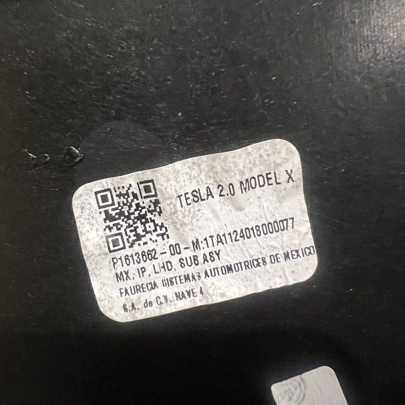 1613662-00-M TESLA MODEL X PLAID DASHBOARD PANEL 2021 2022 2023 OEM 1613662-00-M