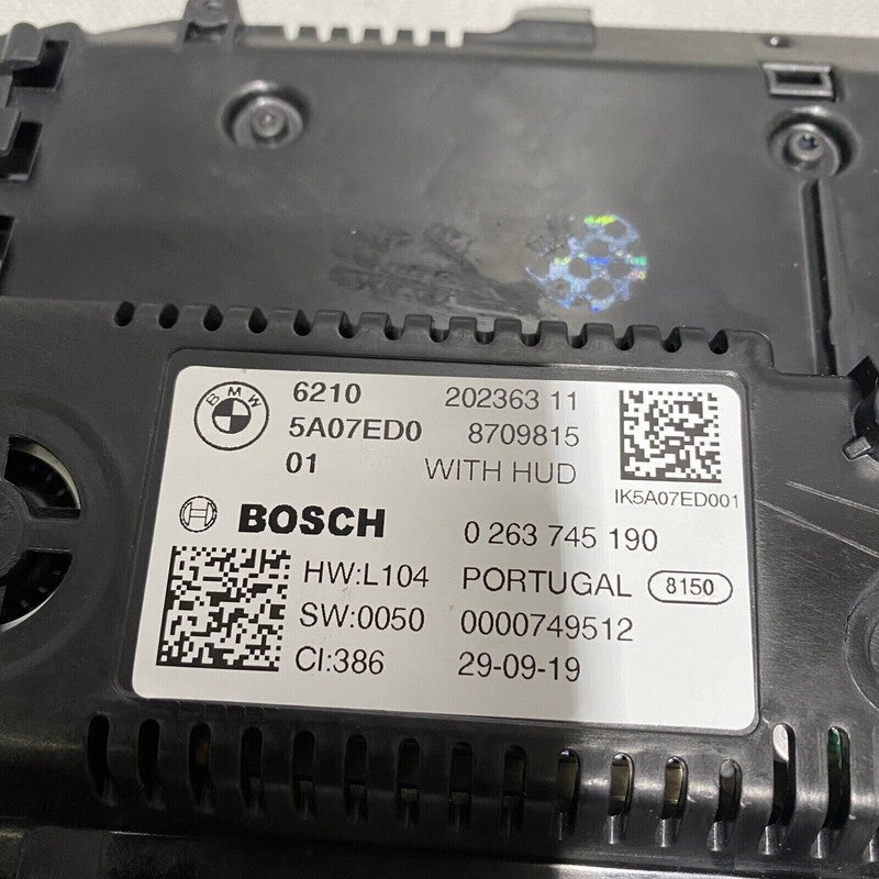 8709815 BMW 340 530 INSTRUMENT CLUSTER G20 G30 540 X3 8709815 2019 2020 2021 OEM