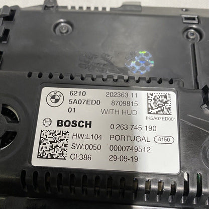 8709815 BMW 340 530 INSTRUMENT CLUSTER G20 G30 540 X3 8709815 2019 2020 2021 OEM