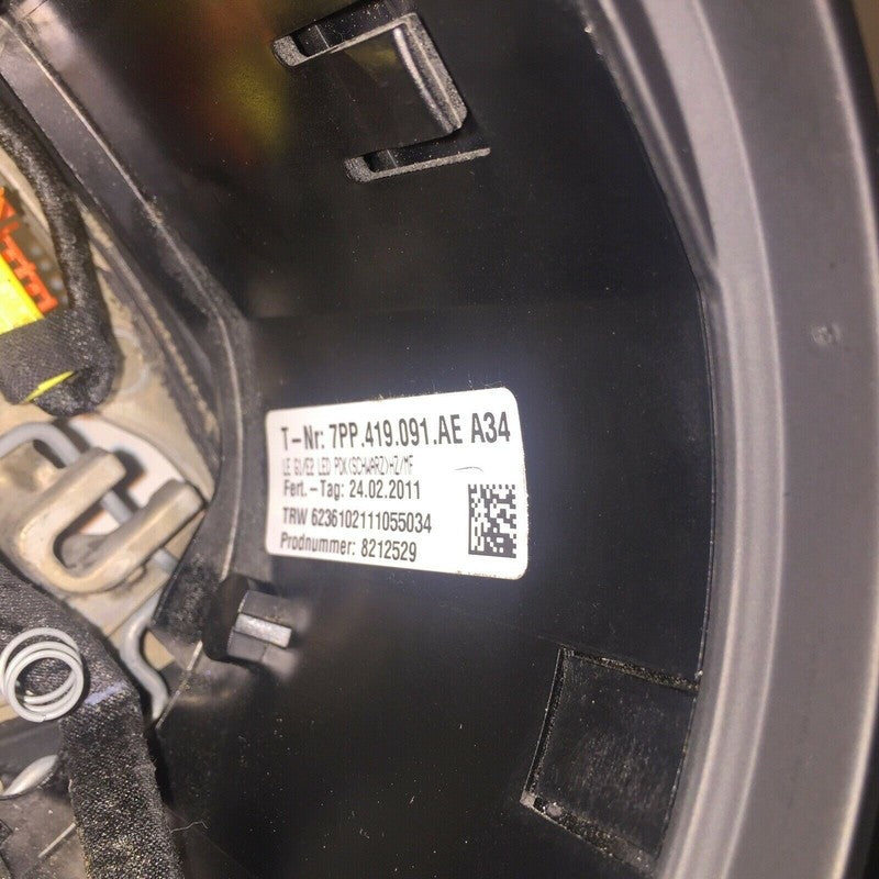 PORSCHE PANAMERA CAYENNE STEERING WHEEL 2011 2012 2013 BLACK OEM7PP419