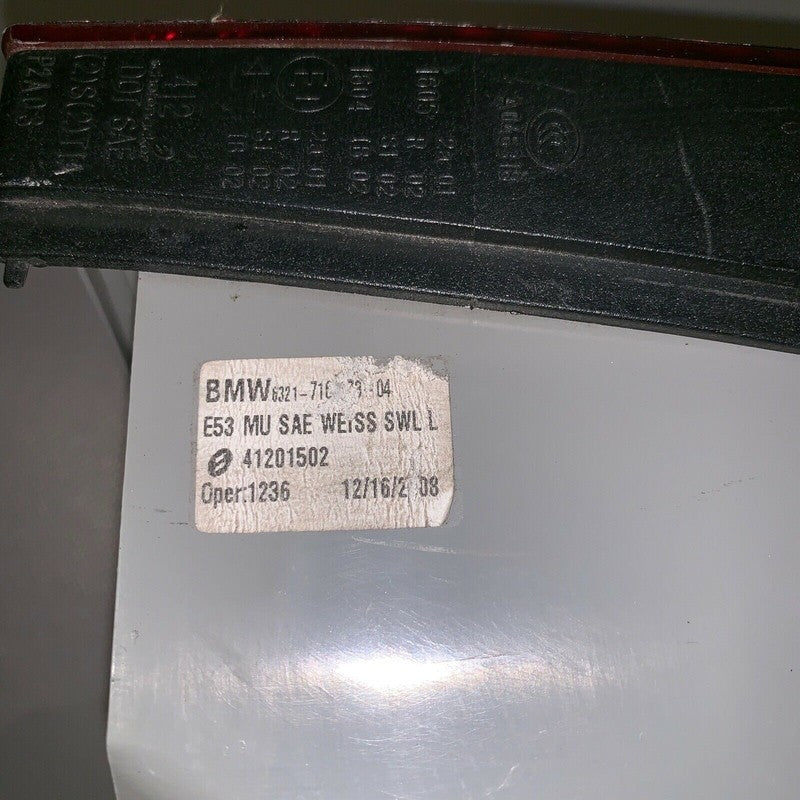 6321-7164473-04 BMW X5 E53 TAIL LIGHT LEFT DRIVER SIDE 2004 2005 2006 OEM