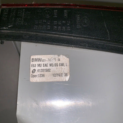 6321-7164473-04 BMW X5 E53 TAIL LIGHT LEFT DRIVER SIDE 2004 2005 2006 OEM