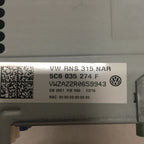 VOLKSWAGEN JETTA NAVIGATION RADIO UNIT 2015 2016 OEM 5C6035274F