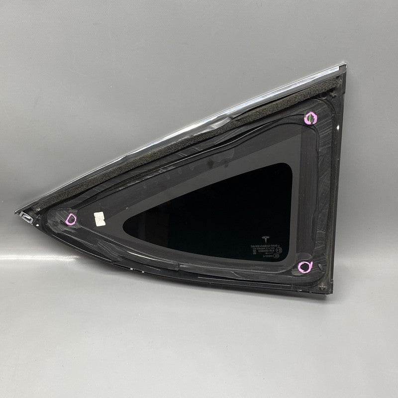 1034906-80-F TESLA MODEL X QUARTER GLASS LEFT DRIVER 2016 2017 18 2019 2020 OEM 1034906-80-F