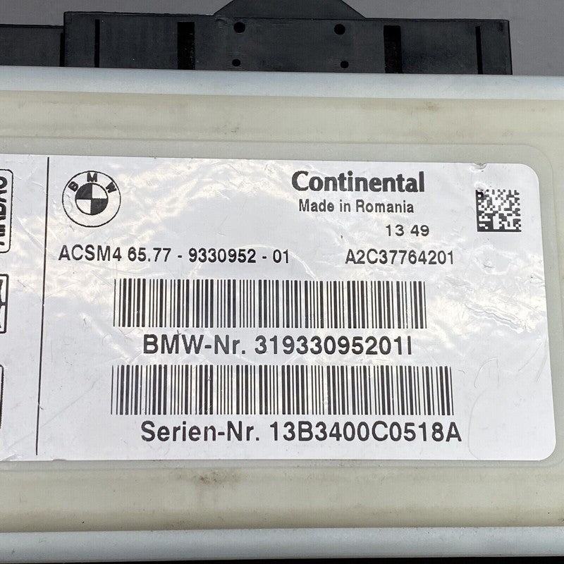 6577-9330952-01 BMW 328 SAFETY CONTROL MODULE 6577-9330952-01 2012 2013 2014 2015 2016 OEM