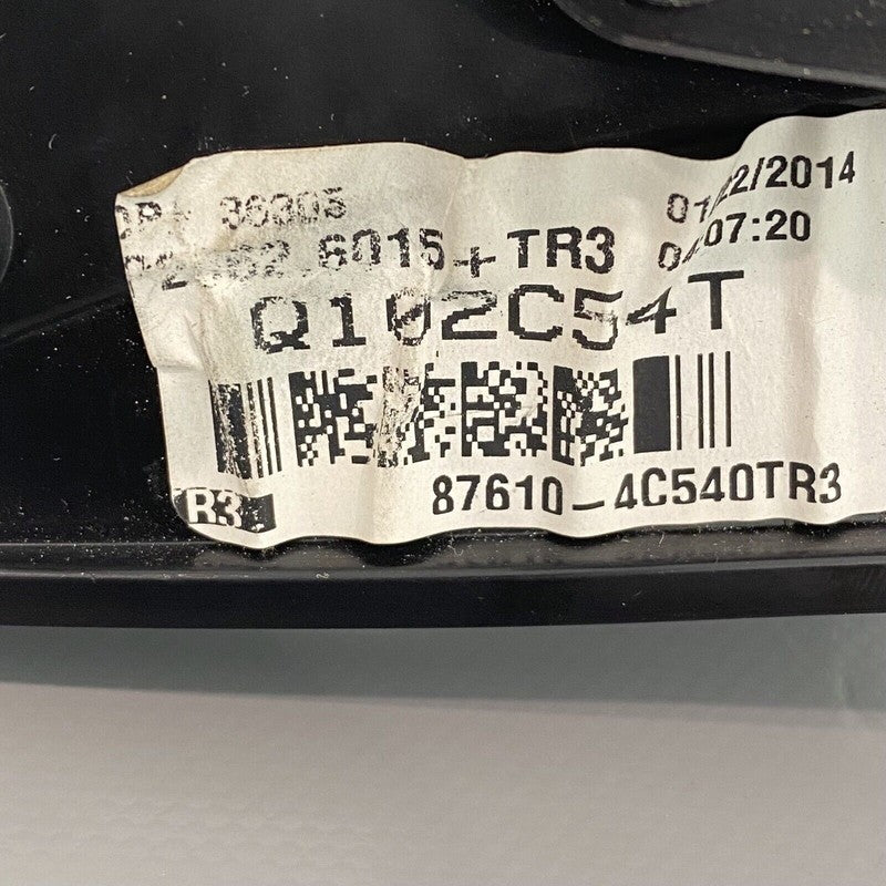 KIA OPTIMA MIRROR LEFT DRIVER 2014 2015 OEM 87610-4C540 BLIND SPOT