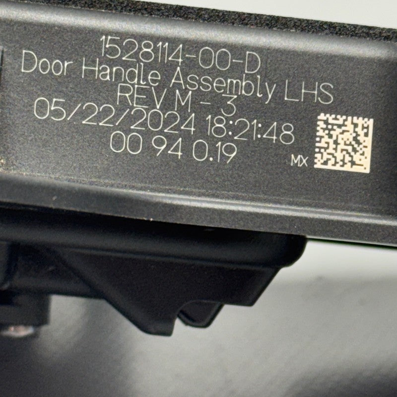 TESLA MODEL 3, Y DOOR HANDLE OUTER LEFT REAR 2017 2018 2019 2020 2021 
