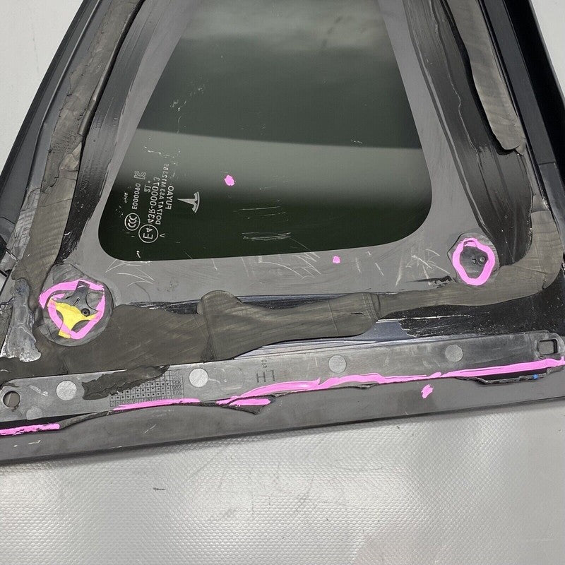 1495740-99-H TESLA MODEL Y QUARTER GLASS LEFT REAR 2020 2021 2022 2023 OEM 1495740-99-H
